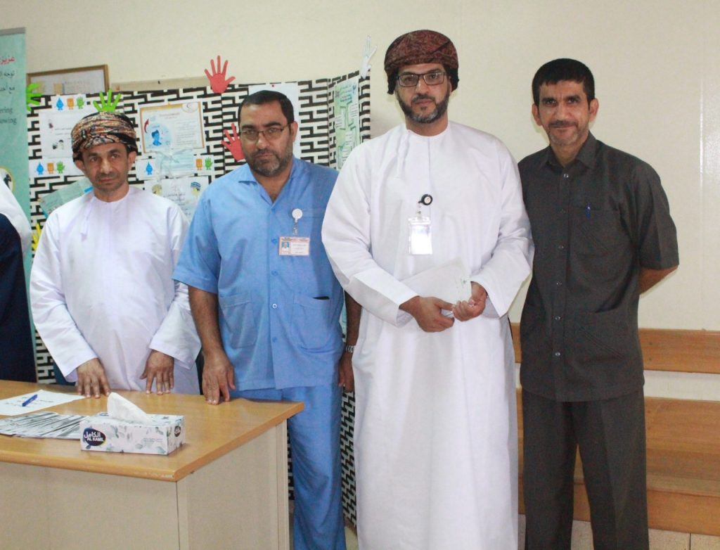 زيارة ميدانية إلى مستشفى ومجمع صحم من قبل المديرية العامة للخدمات 